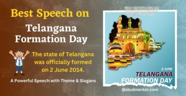 Speech Essay on Telangana Formation Day - 02 June 2023