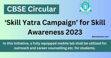 CBSE Circular - ‘Skill Yatra Campaign’ for Skill Awareness 2023