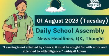 Daily-School-Assembly-Today-News-for-01-August-2023