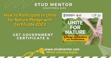 How to Participate in Unite for Nature Pledge with Certificate 2023