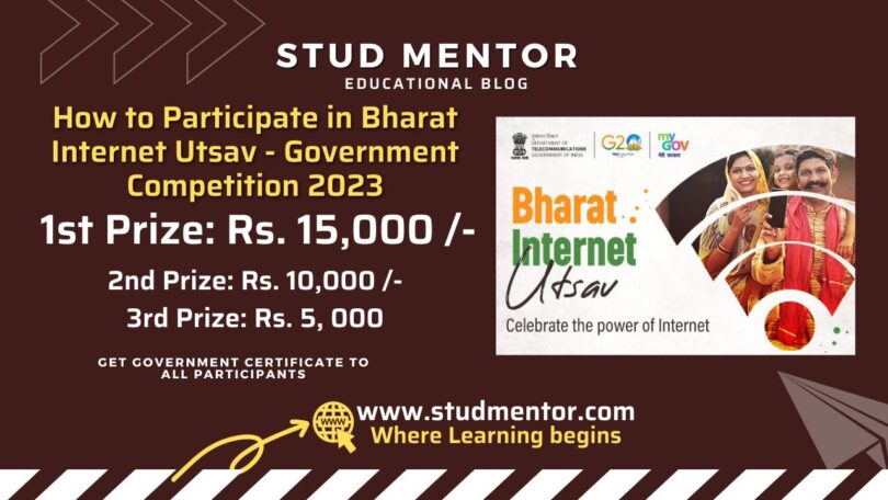 How to Participate in Bharat Internet Utsav - Government Competition 2023
