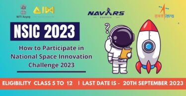 How to Register Participate in National Space Innovation Challenge 2023
