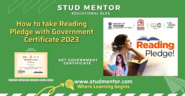 How to take Reading Pledge with Government Certificate 2023