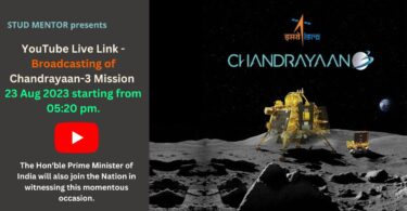 YouTube Live Link - Broadcasting of Chandrayaan-3 Mission 23 August 2023