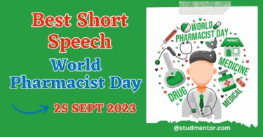 Best Speech on World Pharmacist Day - 25 September 2023