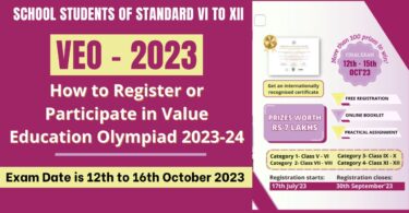How to Register or Participate in Value Education Olympiad 2023-24