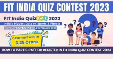 How to Participate or Register in Fit India Quiz Contest 2023