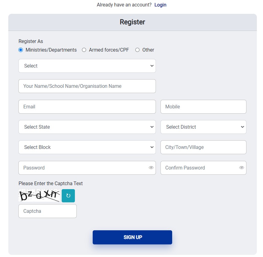 Register step 2 fit india swachhata run 4 2023