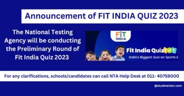 Announcement of Exam Date for Fit India Quiz 2023