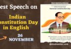 Best Speech on Indian Constitution Day in English 2023
