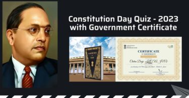 Constitution Day Quiz - 2023 with Government Certificate