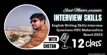 English Writing Skills Interview Questions HSC Maharashtra Board 2023