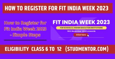 How to Register for Fit India Week 2023 - Simple Steps
