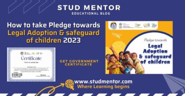 How to take Pledge towards Legal Adoption & safeguard of children 2023