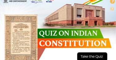 Quiz on Indian Constitution with Government Certificate 2023