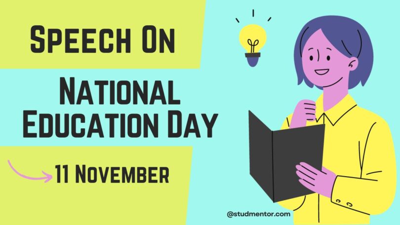 Speech on National Education Day in English 2023