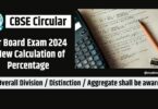 CBSE Circular - For Board Exam 2024 - New Calculation of Percentage