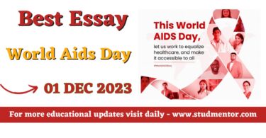 Essay on World Aids Day - 01 December 2023