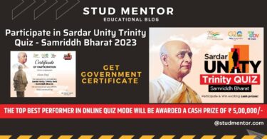 Participate in Sardar Unity Trinity Quiz - Samriddh Bharat 2023