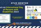Quiz on International Day of Persons with Disabilities with Certificate 2023