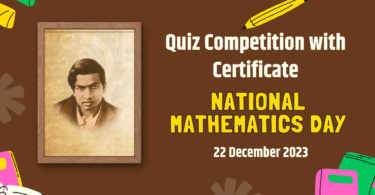 Quiz on National Mathematics Day 2023 with Certificate