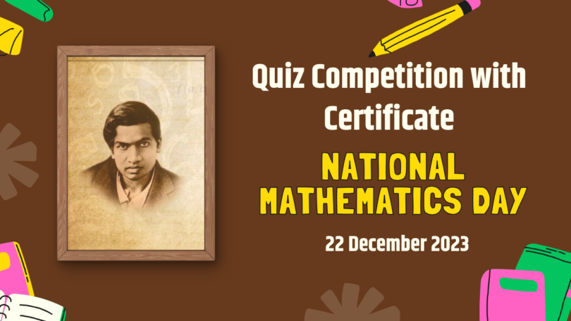 Quiz on National Mathematics Day 2023 with Certificate
