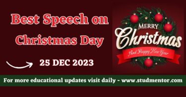 Speech on Christmas Day - 25 December 2023