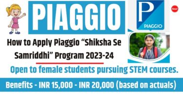 How to Apply Piaggio “Shiksha Se Samriddhi” Program 2023-24