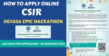 How to Register in CSIR Jigyasa EPIC Hackathon 2024