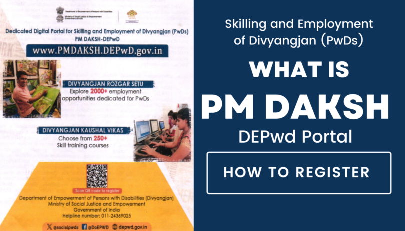 How to Register in PM-DAKSH-DEPwD Digital Portal 2024