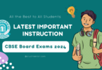Latest Important Instruction - CBSE Board Exams 2024