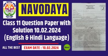 Navodaya-Class-11-LEST-Paper-Solution-Answer-Key-10-February-2024