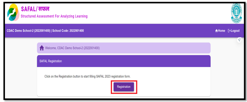 Step 3 Click on Registration Form 2024