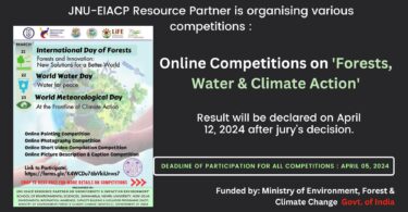 Link of Online Competitions on 'Forests, Water & Climate Action' 2024