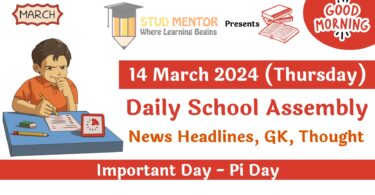 Today's Latest News Headlines for School Assembly 14 March 2024