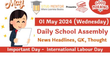 Daily School Assembly News Headlines for 01 May 2024