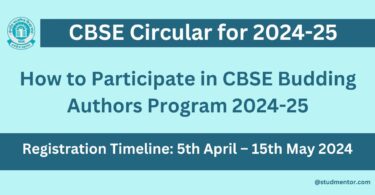 How to Participate in CBSE Budding Authors Program 2024-25