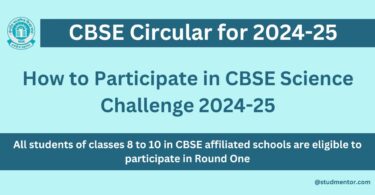 How to Participate in CBSE Science Challenge 2024-25