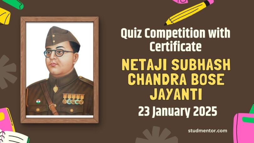 Quiz Competition on Parakram Diwas - Netaji Jayanti 2025