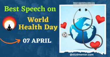 Best Speech on World Health Day - 07 April 2025