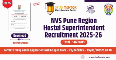 Job in Navodaya - Hostel Superintendents for Gujarat & Maharashtra 2025-26