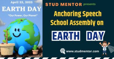 School Assembly Anchoring Script for Earth Day - 22 April 2025