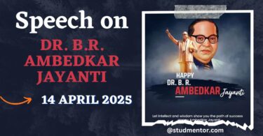 Speech on Dr. B R. Ambedkar Jayanti - 14 April 2025