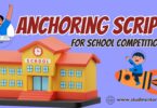 Anchoring Script for School Competition