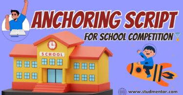 Anchoring Script for School Competition