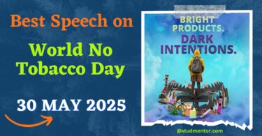 Best Speech on World No Tobacco Day - 30 May 2025