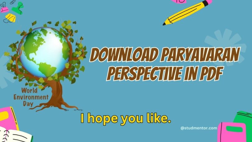 Download Paryavaran Perspective in PDF