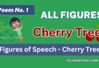Figure of Speech – Cherry Tree (Poem No. 1) Class 11 English