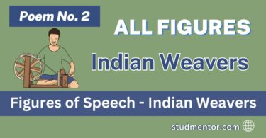 Figure of Speech - Indian Weavers (Poem No. 2) Class 12