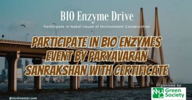 Participate in Bio Enzymes Event by Paryavaran Sanrakshan with Certificate